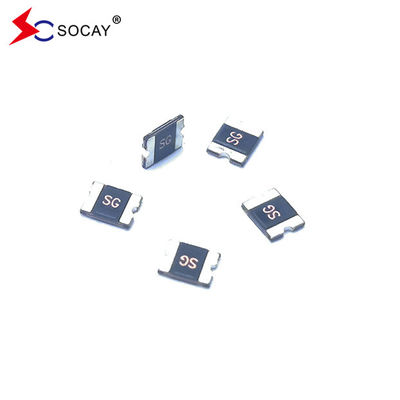 PPTC SMD تنظیم مجدد فیوز نگه دارید جریان 0.5A ولتاژ نامی 16Vmax 0.6W قدرت معمولی
