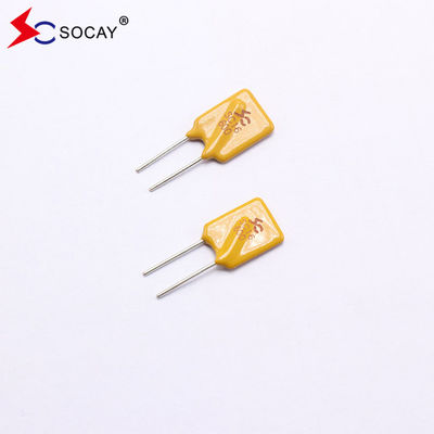 پلیمر PPTC باز تنظیم می شود فیوز شعاعی سرب SC16-600SZ0D 6A I نگه دارید 16Vmax 2.80W
