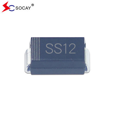 ولتاژ 20 ولت تکرار شده اوج ولتاژ معکوس SS12A بسته SMA دیود موانع Schottky