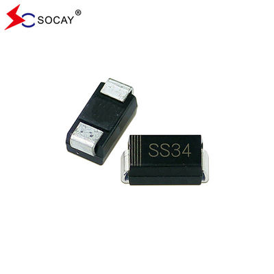 40VRRM SBD دیود شوتکی SS34A 28VRMS 3A I ((AV) 0.55 VF DO-214AC