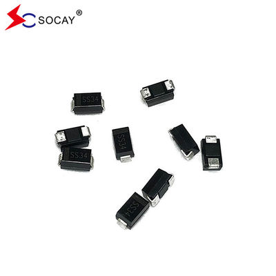 40VRRM SBD دیود شوتکی SS34A 28VRMS 3A I ((AV) 0.55 VF DO-214AC