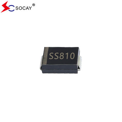 100VRRM سطح نصب Schottky دیود موانع SS810C 70VRMS ولتاژ بسته SMC