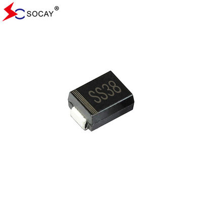 Socay 3A Surge Current SS38B Schottky Barrier Rectifiers DO-214AA ((SMB) بسته بندی شده