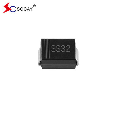 3A SMB بسته بندی شدگی Schottky مانع اصلاح SS32B با ولتاژ معکوس 20V