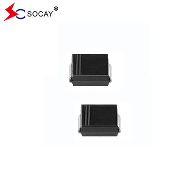 دیود موانع 30VDC Schottky SS33B با ولتاژ 21 ولت RMS ولتاژ 0.5 ولت جلو ولتاژ 80A اوج جریان جلو