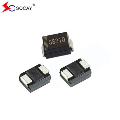100 ولت ولتاژ تکرار شده اوج ولتاژ معکوس دیود های اصلاح کننده موانع Schottky SS310B با 80A اوج افزایش